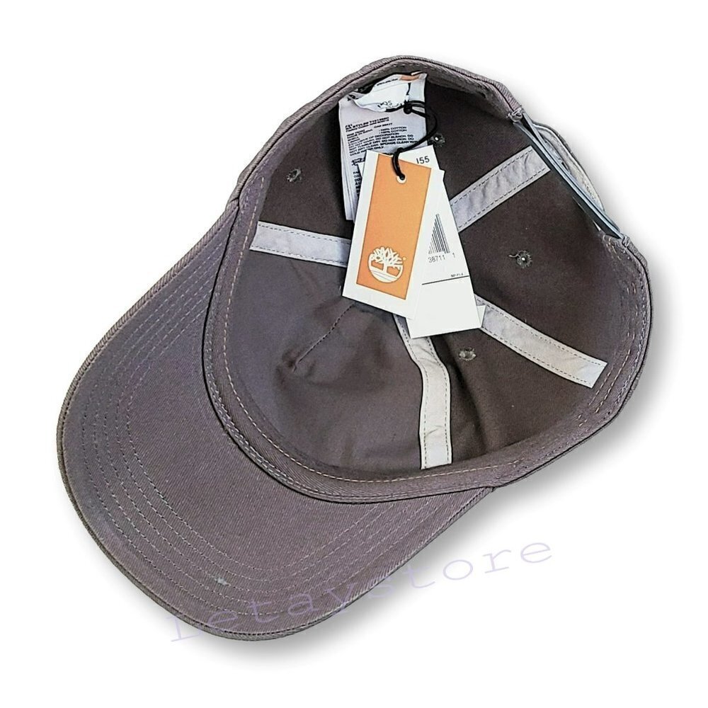 NWT Timberland Cotton Twill Logo Baseball Cap - Picture 2 of 2